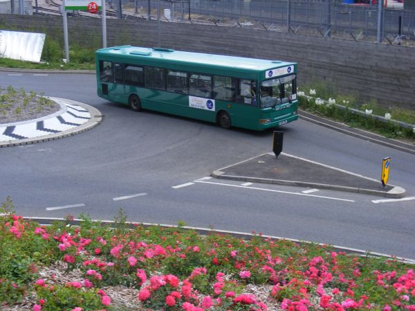 S366 ONL Brent Community Transport Dennis Dart. Olympic games camping site shuttle service